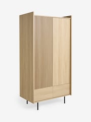 MADE.COM Oak Effect Blaze Double, 2 Drawers Wardrobe - Image 5 of 6