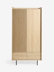 MADE.COM Oak Effect Blaze Double, 2 Drawers Wardrobe - Image 6 of 6