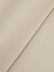 Reiss Neutral Lucia Wide Petite Wide-Leg Elasticated-Waistband Trousers - Image 6 of 7