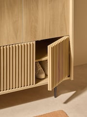 MADE.COM Oak Effect Blaze Triple, 3 drawers Wardrobe - Image 3 of 6