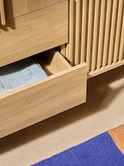 MADE.COM Oak Effect Blaze Triple, 3 drawers Wardrobe - Image 4 of 6