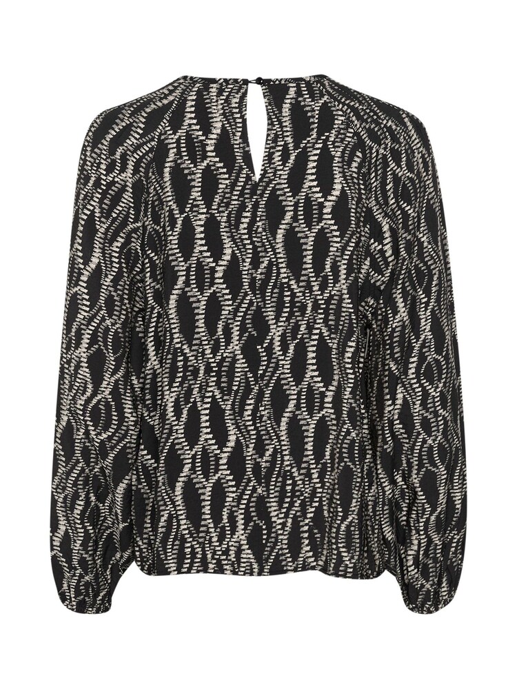 Kaffe Casual Fit Kadunora Cutout Neck Blouse - Image 6 of 6