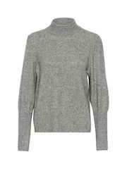 Kaffe Kaamelia Turtleneck Cable Knit Pullover Top - Image 5 of 6