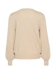 Kaffe Kalone Knit Pullover Jumper With Bishop Sleeves - Image 6 of 6