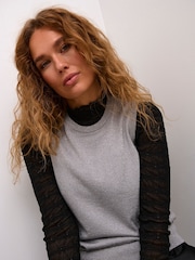 Kaffe Karegina Knit Slipover Jumper - Image 4 of 6