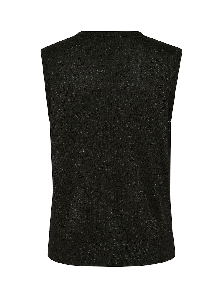 Kaffe Black KAregina Knit Slipover Jumper - Image 6 of 6 Kaffe Black KAregina Knit Slipover Jumper - Image 6 of 6