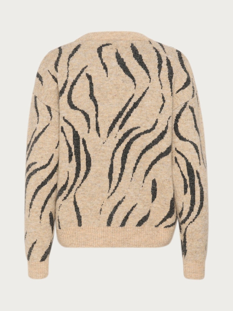 Kaffe Kabillie Round Neck Printed Pullover Jumper - Image 5 of 5 Kaffe Kabillie Round Neck Printed Pullover Jumper - Image 5 of 5