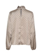 Kaffe Grey Kadonna Bow Neck Casual Fit Blouse - Image 6 of 6