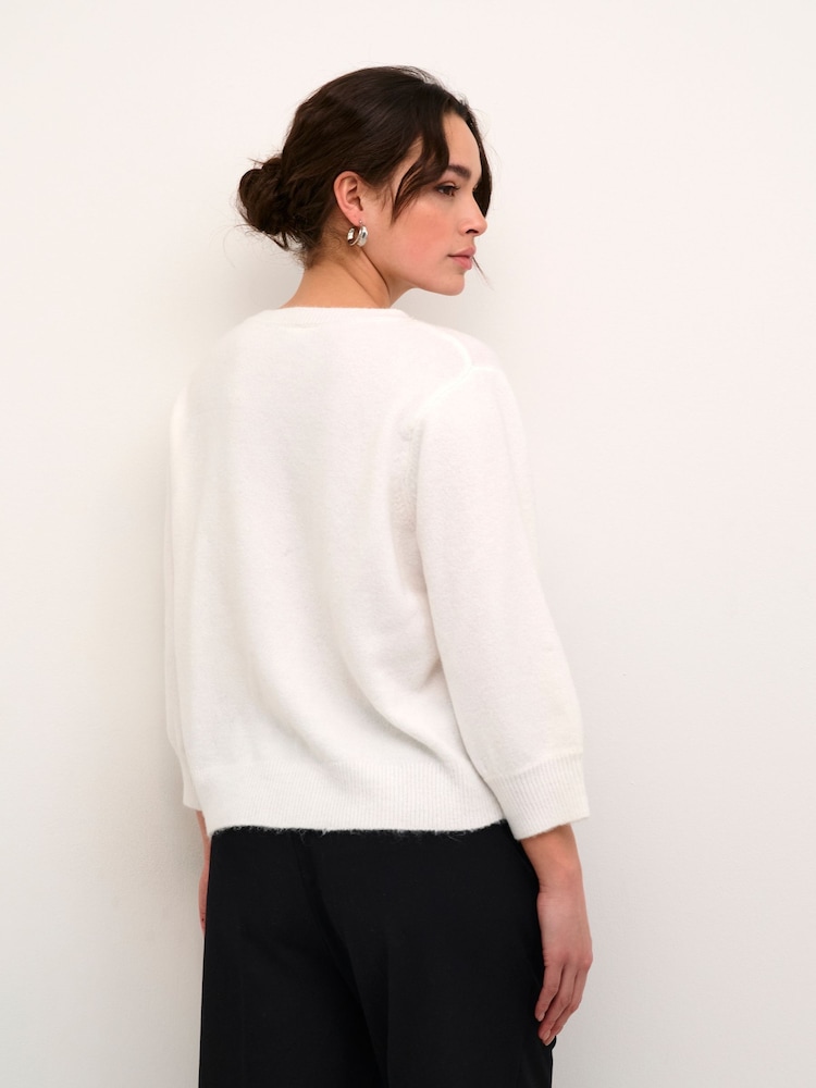 Kaffe Kameridith 3/4 Sleeves Beaded Pullover Jumper - Image 2 of 6