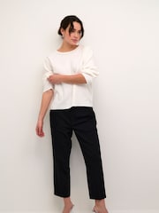Kaffe Kameridith 3/4 Sleeves Beaded Pullover Jumper - Image 3 of 6