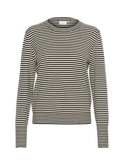 Kaffe Kanala Round Neck Tight Knit Pullover Jumper - Image 5 of 6