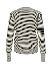 Kaffe Kanala Round Neck Tight Knit Pullover Jumper - Image 6 of 6
