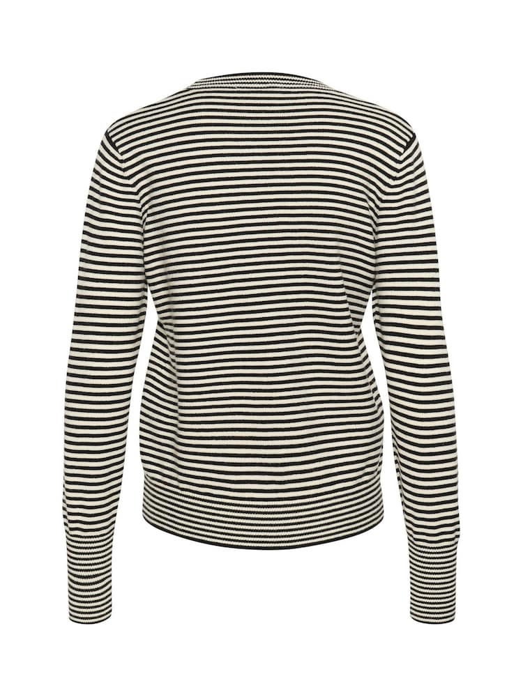 Kaffe Kanala Round Neck Tight Knit Pullover Jumper - Image 6 of 6