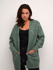 Kaffe Loose Fit KAtrina Open Front Cardigan - Image 1 of 6