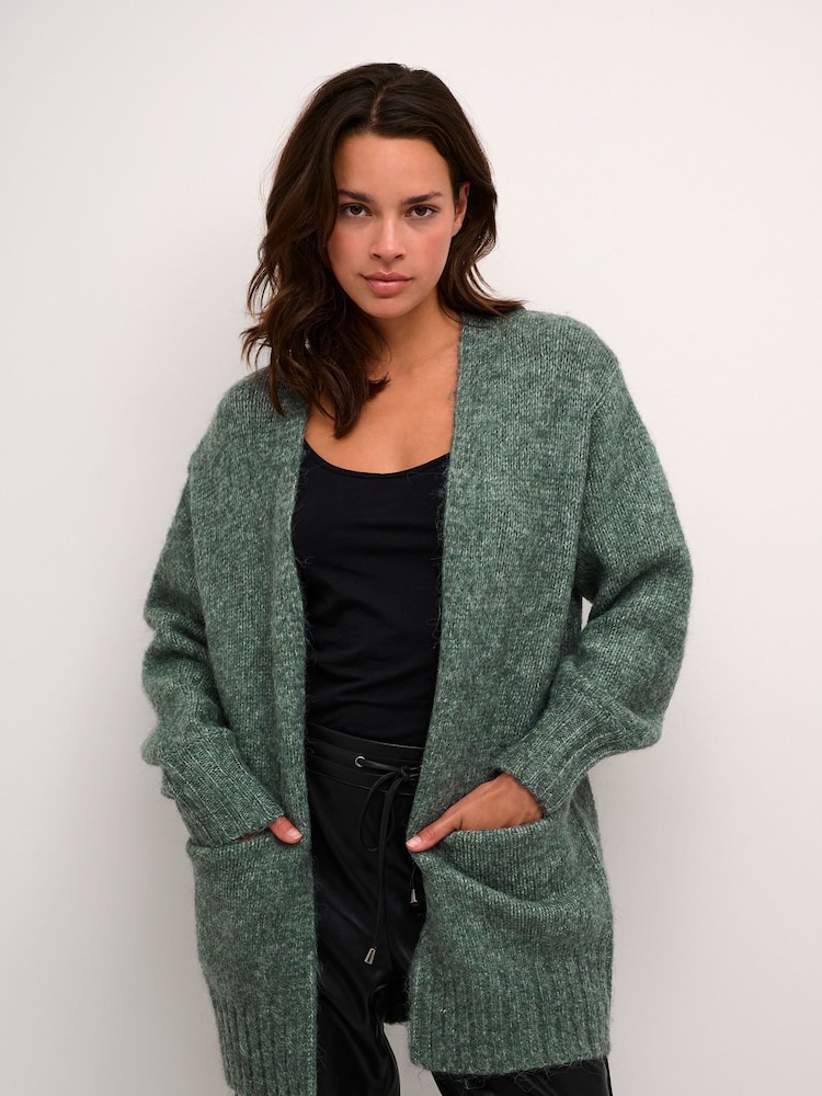 Kaffe Loose Fit KAtrina Open Front Cardigan - Image 1 of 6