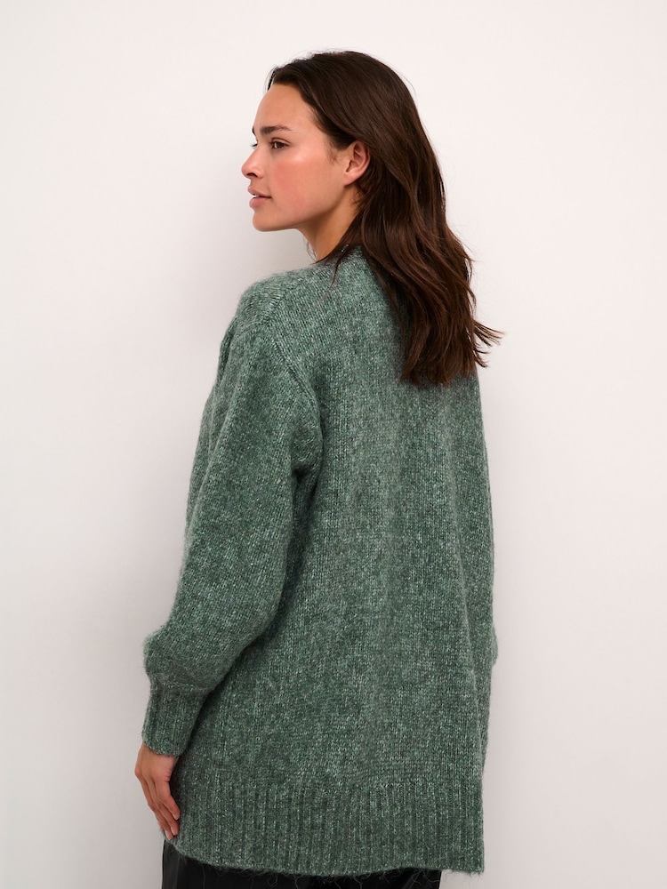 Kaffe Loose Fit KAtrina Open Front Cardigan - Image 2 of 6
