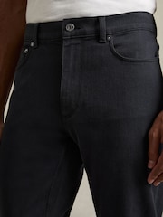 Reiss Navy Picton Cotton-Stretch Slim-Fit Jeans - Image 4 of 6