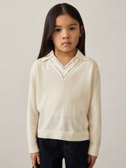Marfil - Reiss Neena Wool Collared Cricket Jumper - Imagen 3 de 4