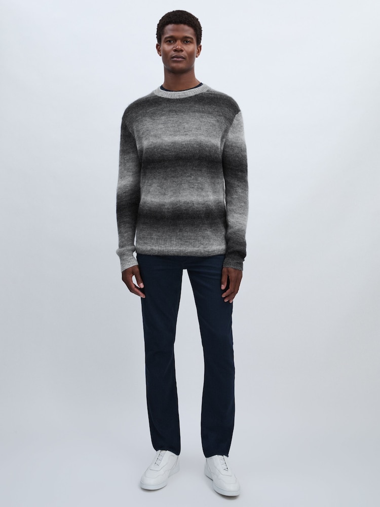 Paige Ombré-Striped Jumper With Mohair - Image 1 of 6