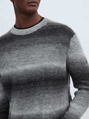 Paige Ombré-Striped Jumper With Mohair - Image 3 of 6