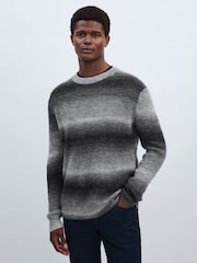 Paige Ombré-Striped Jumper With Mohair - Image 4 of 6