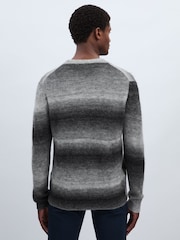 Paige Ombré-Striped Jumper With Mohair - Image 5 of 6