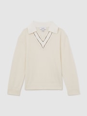 Marfil - Reiss Neena Wool Collared Cricket Jumper - Imagen 2 de 4