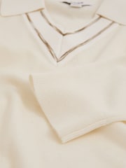 Marfil - Reiss Neena Wool Collared Cricket Jumper - Imagen 4 de 4