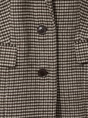 Paige Single Breasted Houndstooth Check Coat - Image 6 of 6