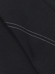 Reiss Navy Kelly 4-9 yrs Jersey Contrast-Stitch Flared Dress - Image 4 of 4