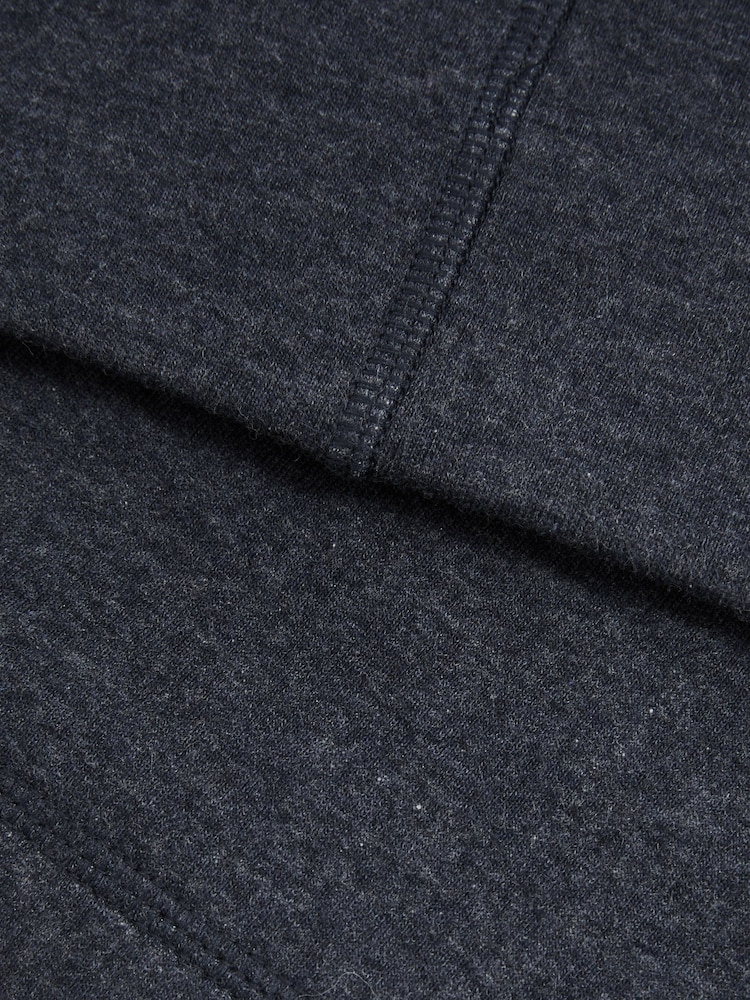 Reiss Navy Cora Cotton-Blend High-Neck Top - Image 6 of 6
