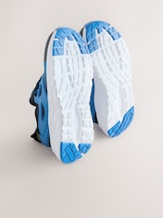 Blue Ombre Standard Fit (F) Waterproof Elastic Lace Trainers - Image 6 of 6
