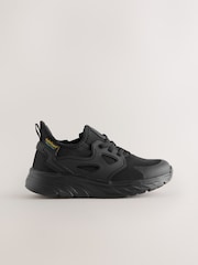 Schwarz - Waterproof Elastic Lace Trainers - Bild 2 von 5