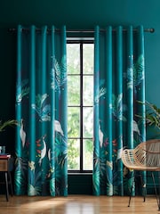 Sara Miller Heron Eyelet Curtains - Imagem 1 de 3
