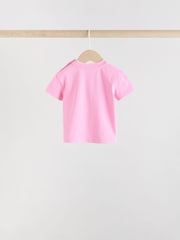 Blue/ Green/ Purple Pastels Baby Jersey Short Sleeve Tops 3 Pack - Image 4 of 11