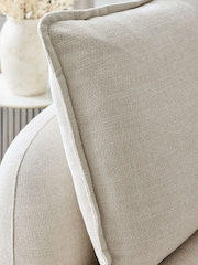 Brushed Weave Oyster Crosby Modular Corner Piece Sofa - Image 3 of 6