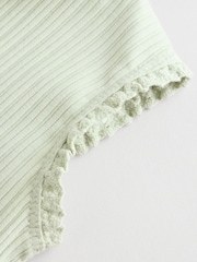 Sage Green Baby Sleeveless Top and Leggings Set - Image 11 of 11