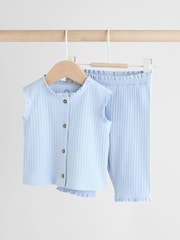 Blue Baby Sleeveless Top and Leggings Set - Image 1 of 11
