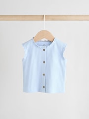 Blue Baby Sleeveless Top and Leggings Set - Image 2 of 11