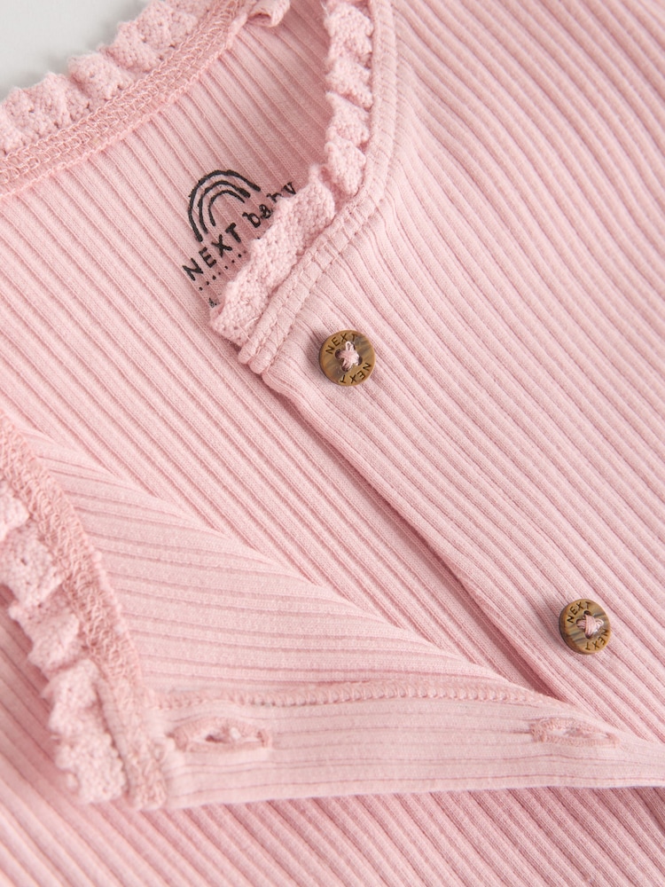 Pink Baby Sleeveless Top and Leggings Set - Image 10 of 11