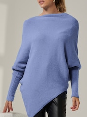 Violetti - Jolie Moi Off The Shoulder Pehmeä Neulepusero - Image 3 of 7