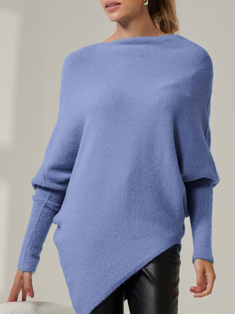 Violetti - Jolie Moi Off The Shoulder Pehmeä Neulepusero - Image 3 of 7