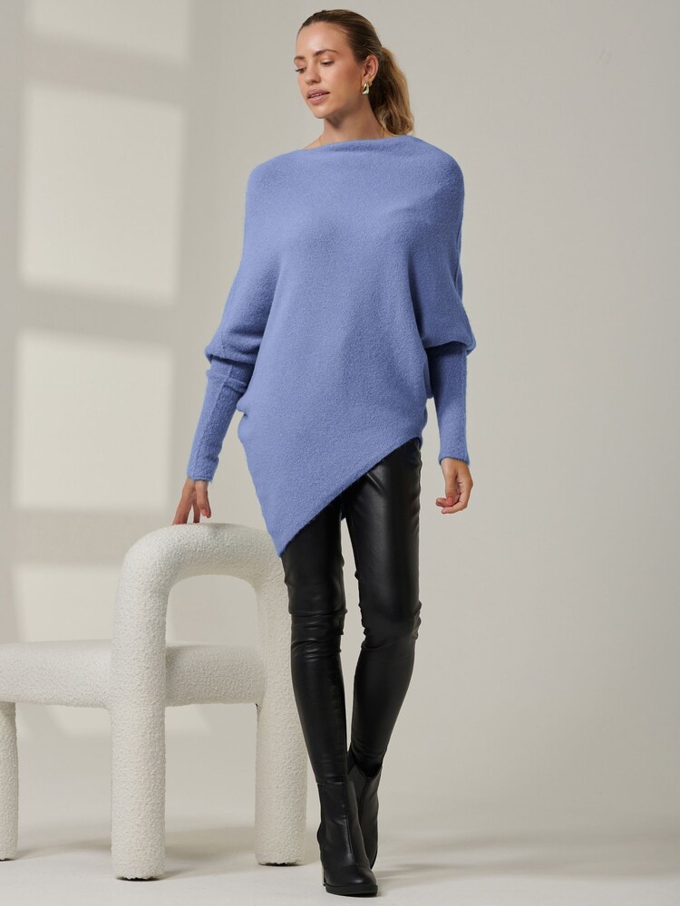Violetti - Jolie Moi Off The Shoulder Pehmeä Neulepusero - Image 6 of 7