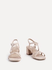 Linzi Natural Jovanna Strappy Heeled Sandals - Image 3 of 5
