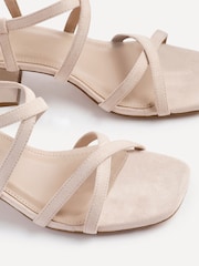 Linzi Natural Jovanna Strappy Heeled Sandals - Image 4 of 5