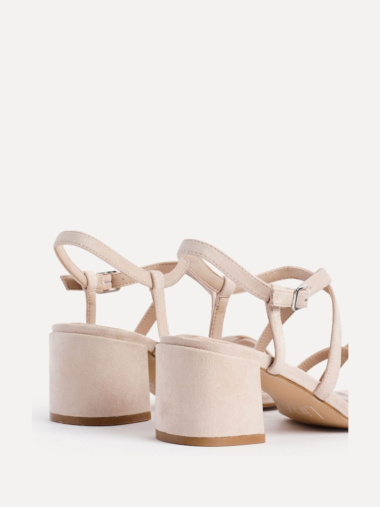 Linzi Natural Jovanna Strappy Heeled Sandals - Image 5 of 5