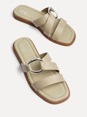 Linzi Green Cassandra Double Strap Sandals With Buckle Detail - Image 5 of 6