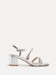 Linzi Silver Jovanna Strappy Heeled Sandals - Image 2 of 5