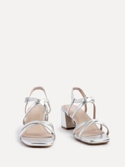 Linzi Silver Jovanna Strappy Heeled Sandals - Image 3 of 5