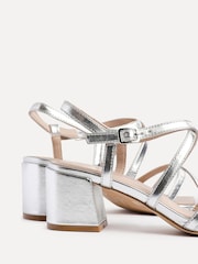 Linzi Silver Jovanna Strappy Heeled Sandals - Image 4 of 5